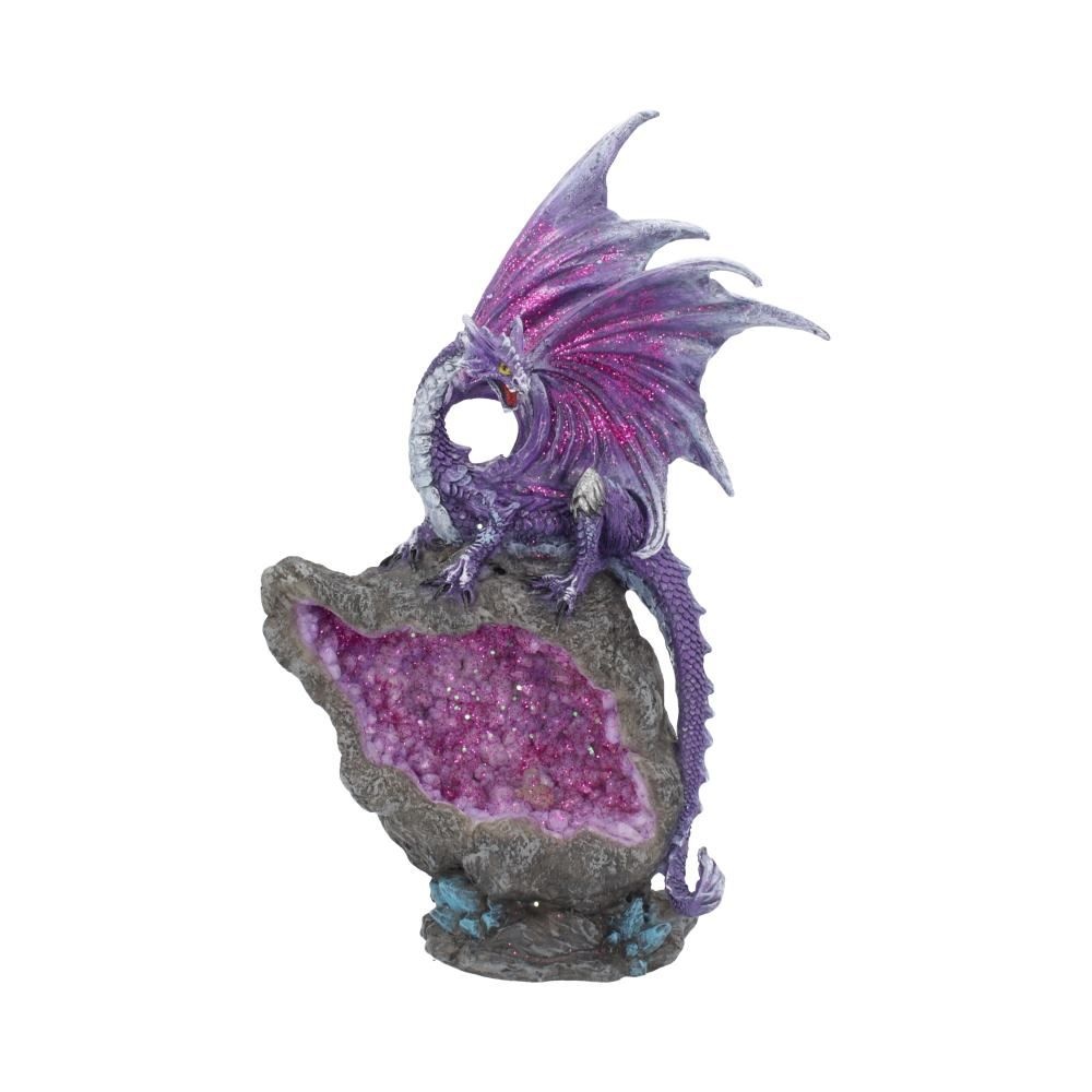 Nemesis Now - Amethyst Custodian Dekorative Figur - Drachen - Mehrfarben